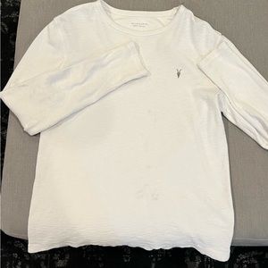 All Saints waffle knit long sleeve